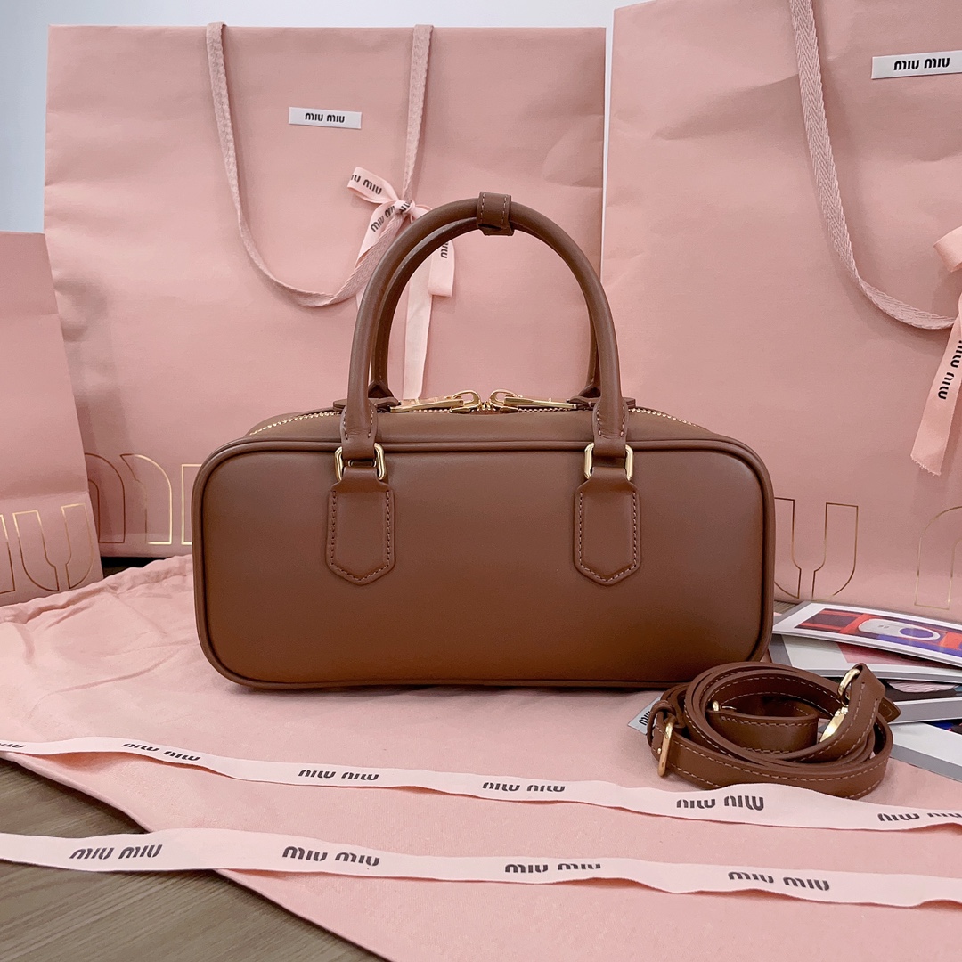 MU New Bowling Bag - Brown Bag - Gorchic - $123.99