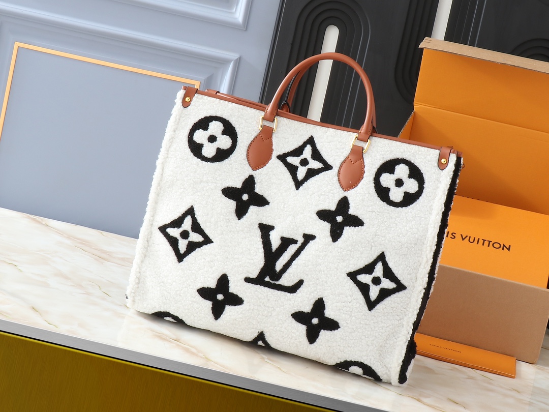 Designer Monogram Onthego MM Monogram Reverse White Bag - Gorchic - $119.99