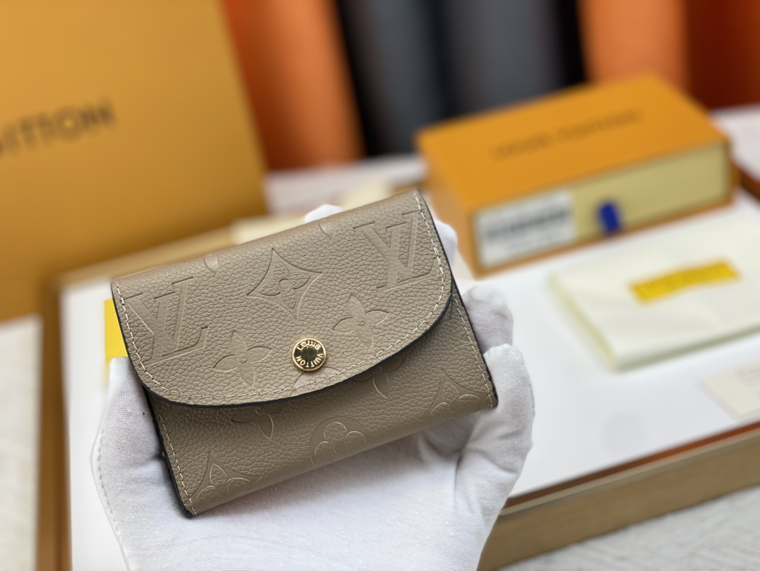Designer Monogram Wallet Rosalie Coin Purse - Bag - Gorchic - $61.99