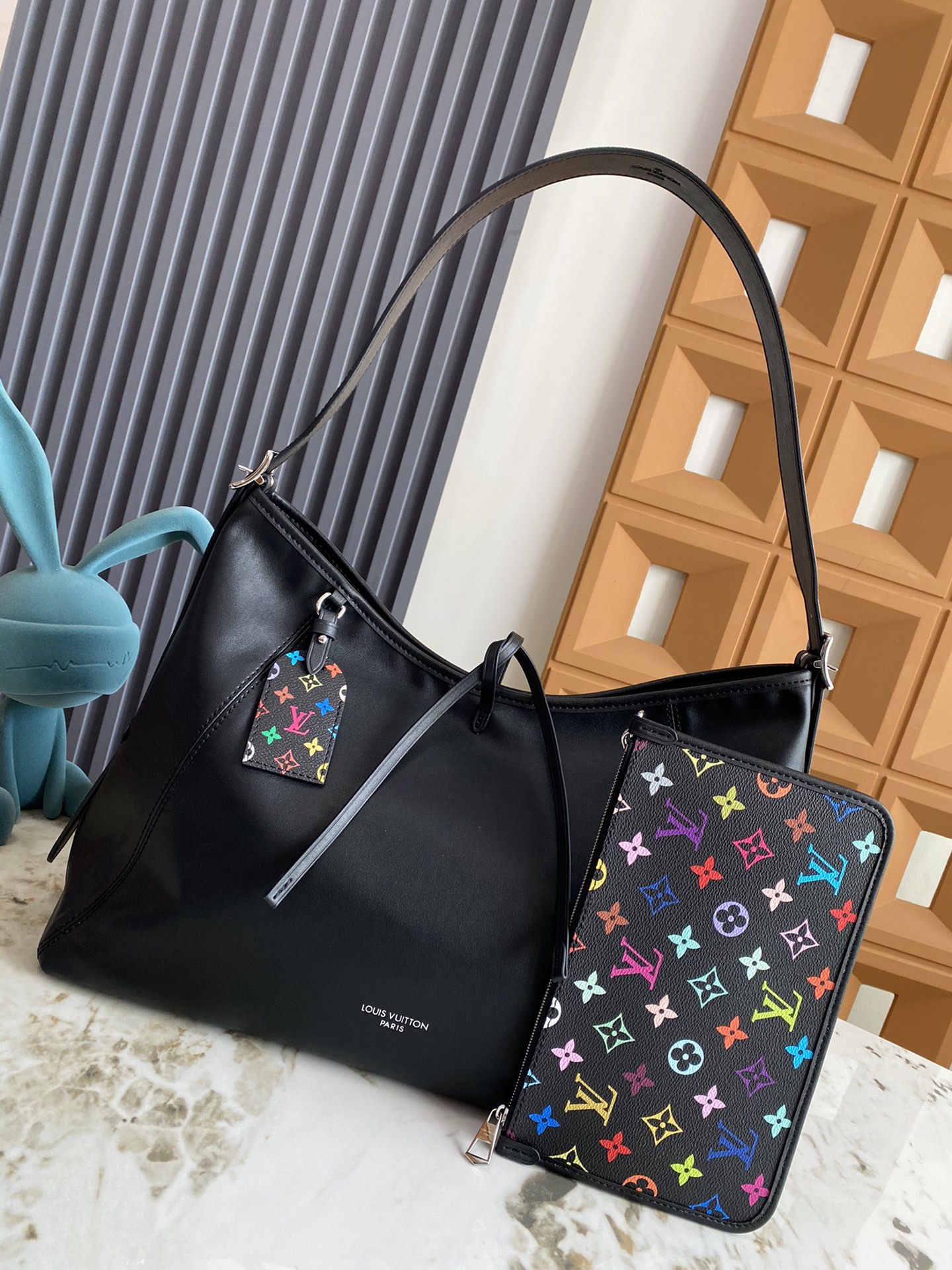 Designer Monogram x Murakami x TM CarryAll Vibe MM Bag - Gorchic - $119.99