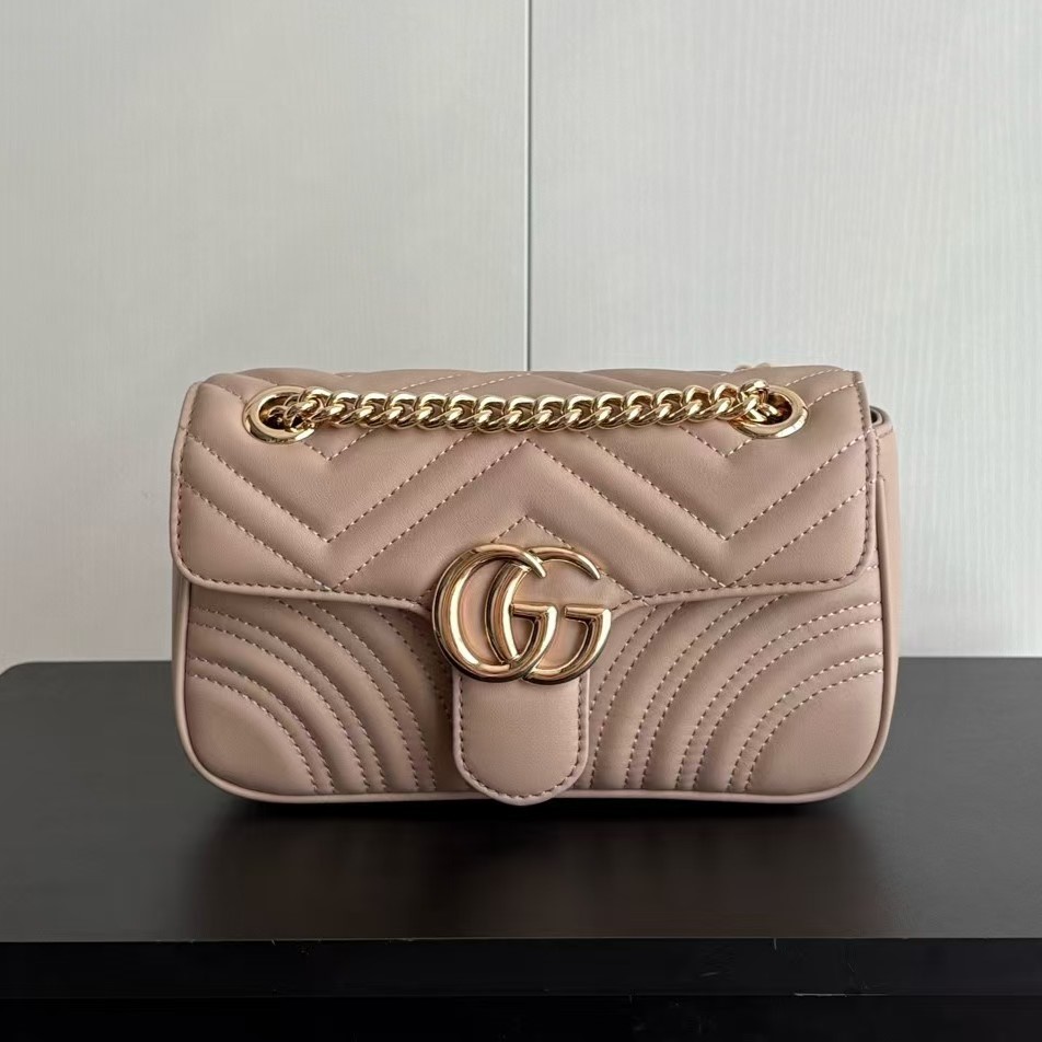 Double-G GG Marmont Shoulder Bag - Gorchic - $122.99