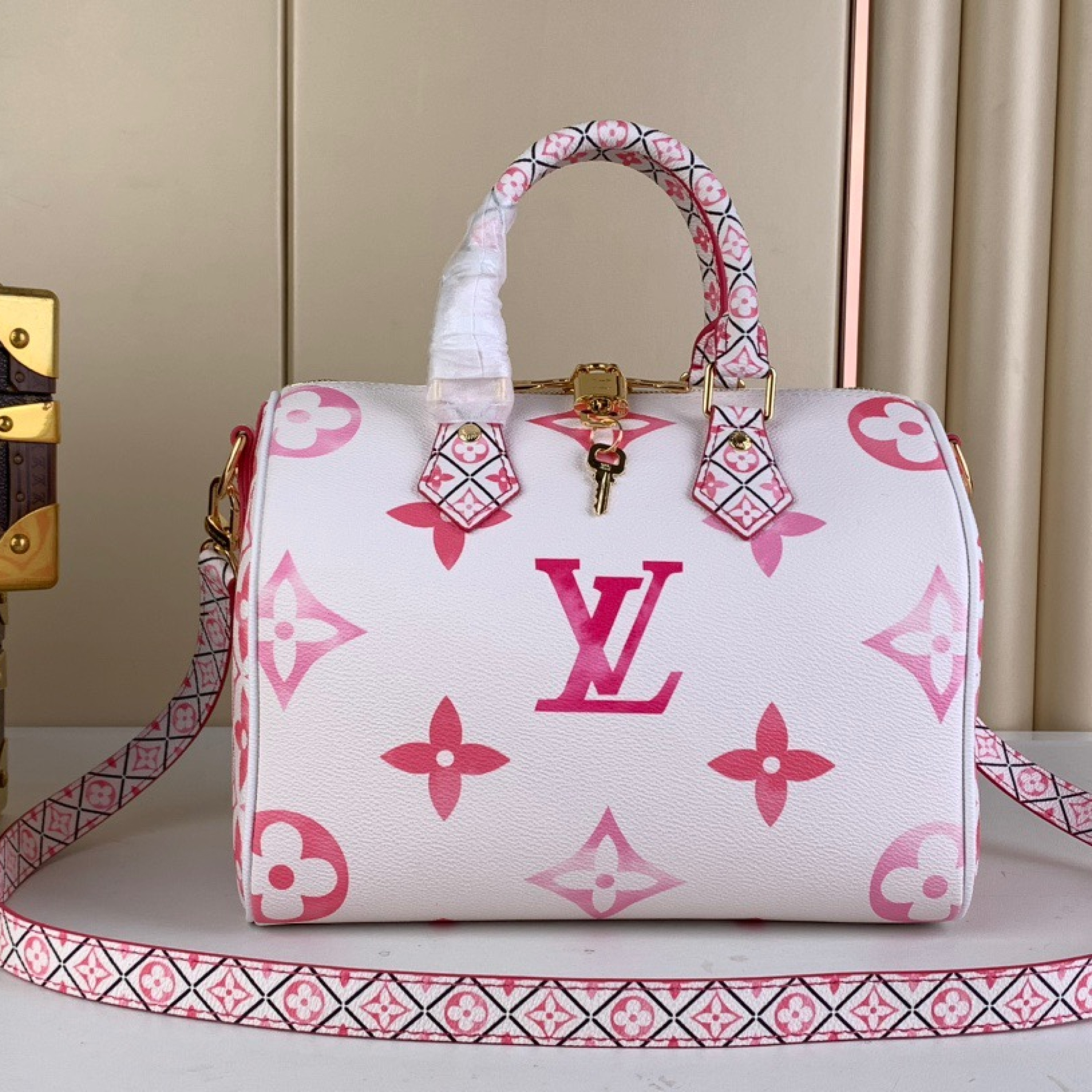 Designer Monogram SPEEDY P9 BANDOULIERE 25 HANDBAG - Bag - Gorchic - $143.99