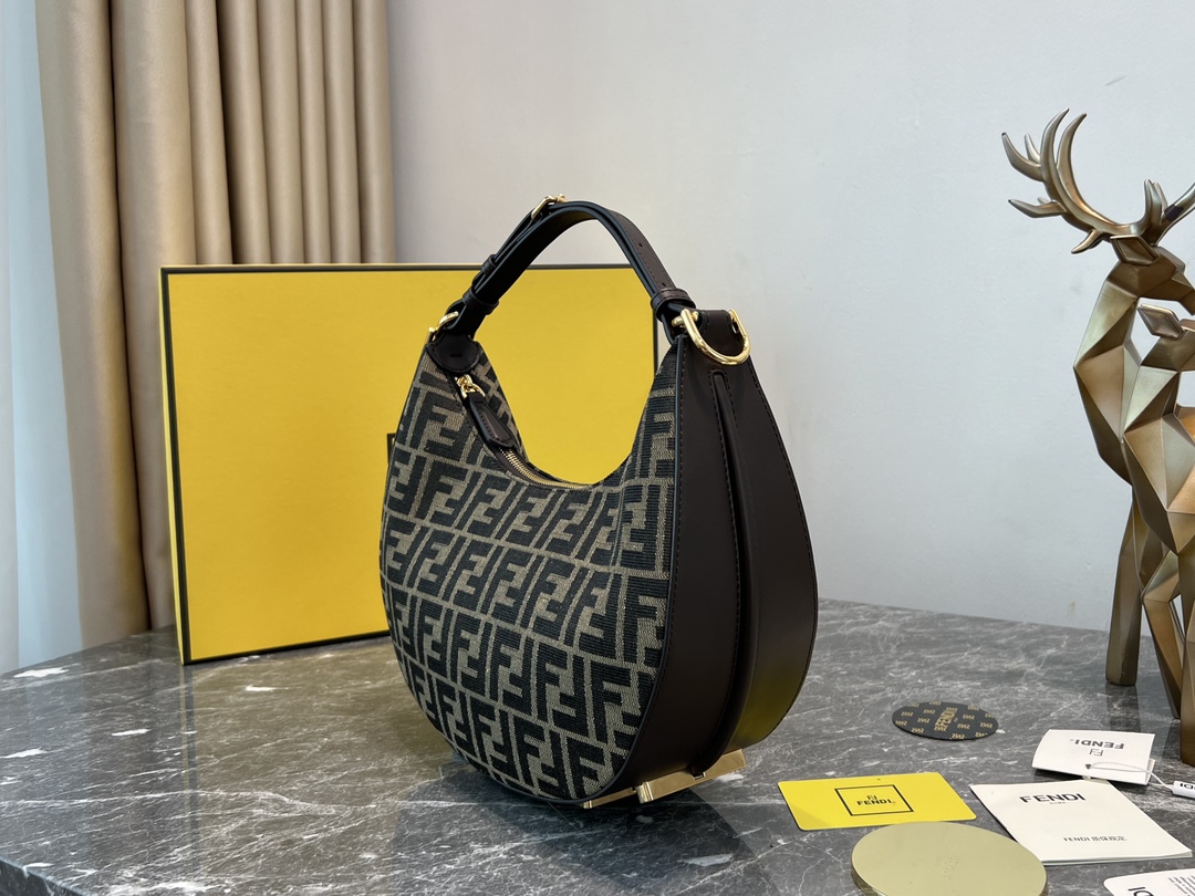 FD FDgraphy Small Hobo Bag - Gorchic - $136.99