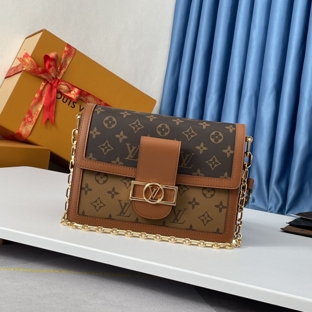 Designer Monogram & Monogram Reverse Dauphine MM - Bag - Gorchic - $136.99