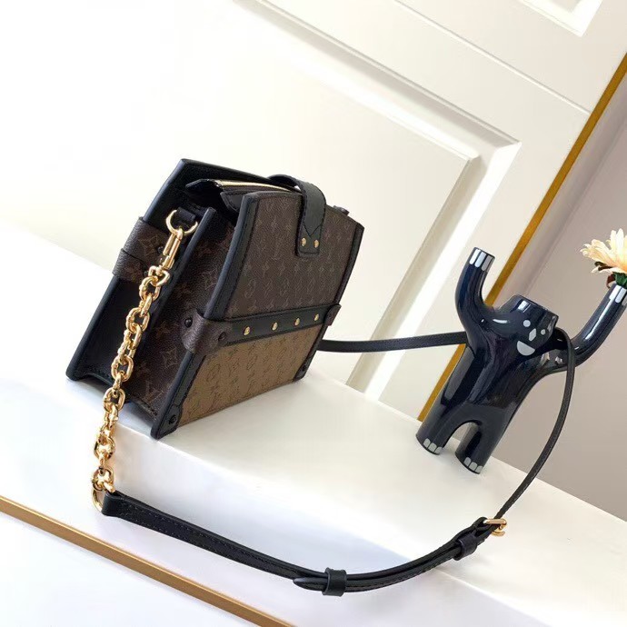 Designer Monogram Pochette Trunk Cloth Clutch Bag Brown - Bag - Gorchic - $144.99