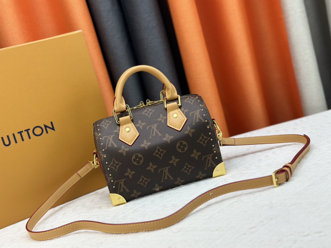 Designer Monogram Speedy Trunk 20 Original Monogram Color - Bag - Gorchic - $128.99