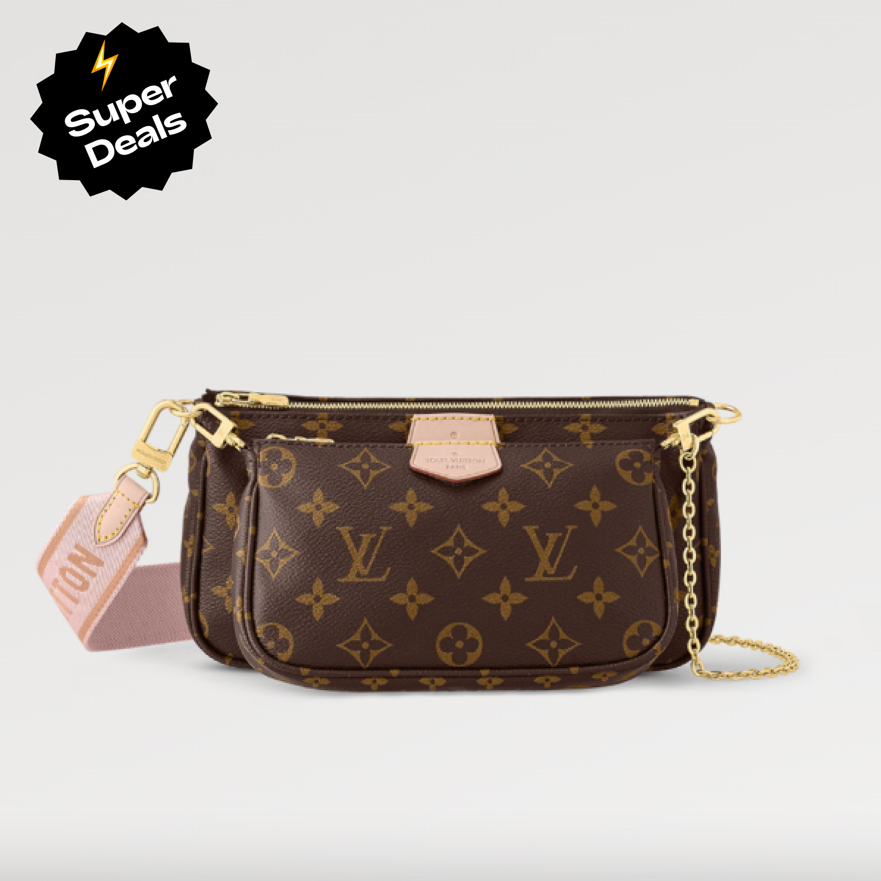 Designer Monogram Multi Pochette Accessoires Bag - Gorchic - $91.99