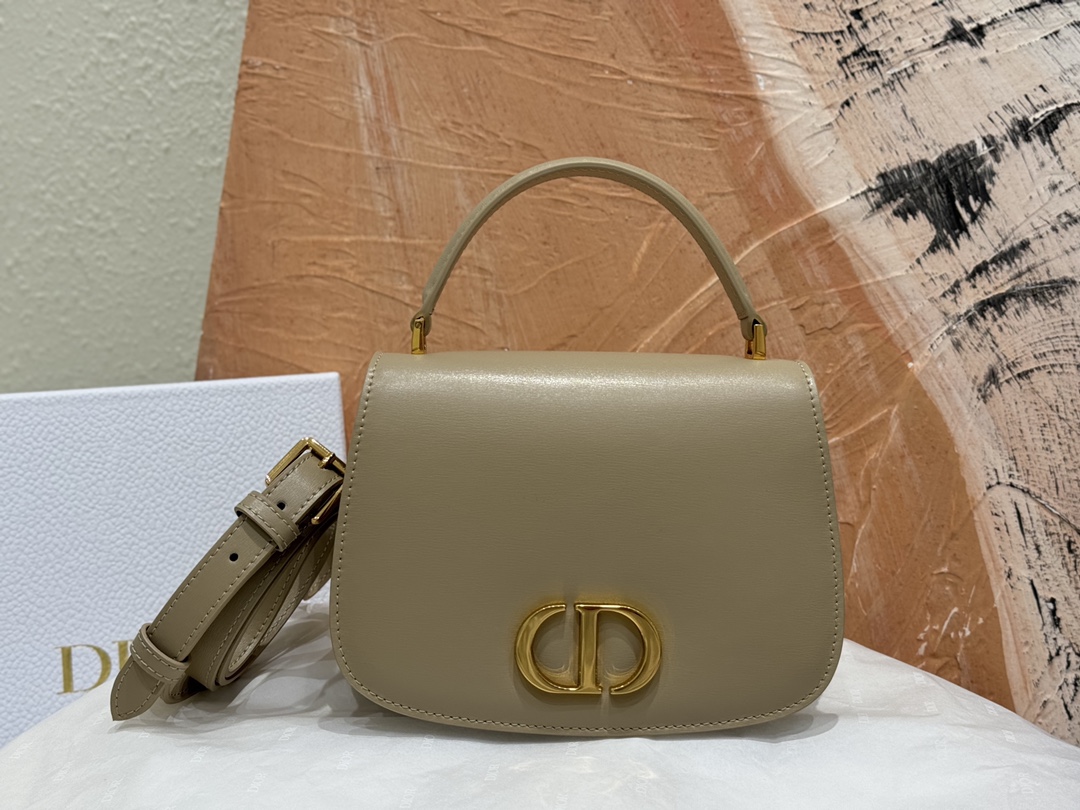 D Inspired Medium 30 Montaigne Avenue Top Handle Bag-Brown - Bag - Gorchic - $153.99
