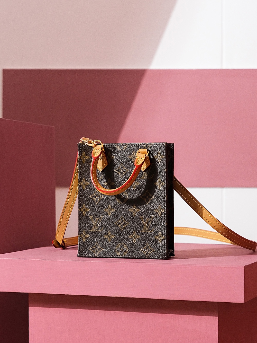 Designer Monogram Petit Sac Plat Bag - Gorchic - $113.99