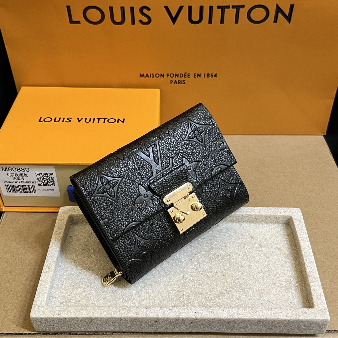 Designer Monogram Métis Monogram Empreinte Wallet-Black Wallet - Gorchic - $55.99