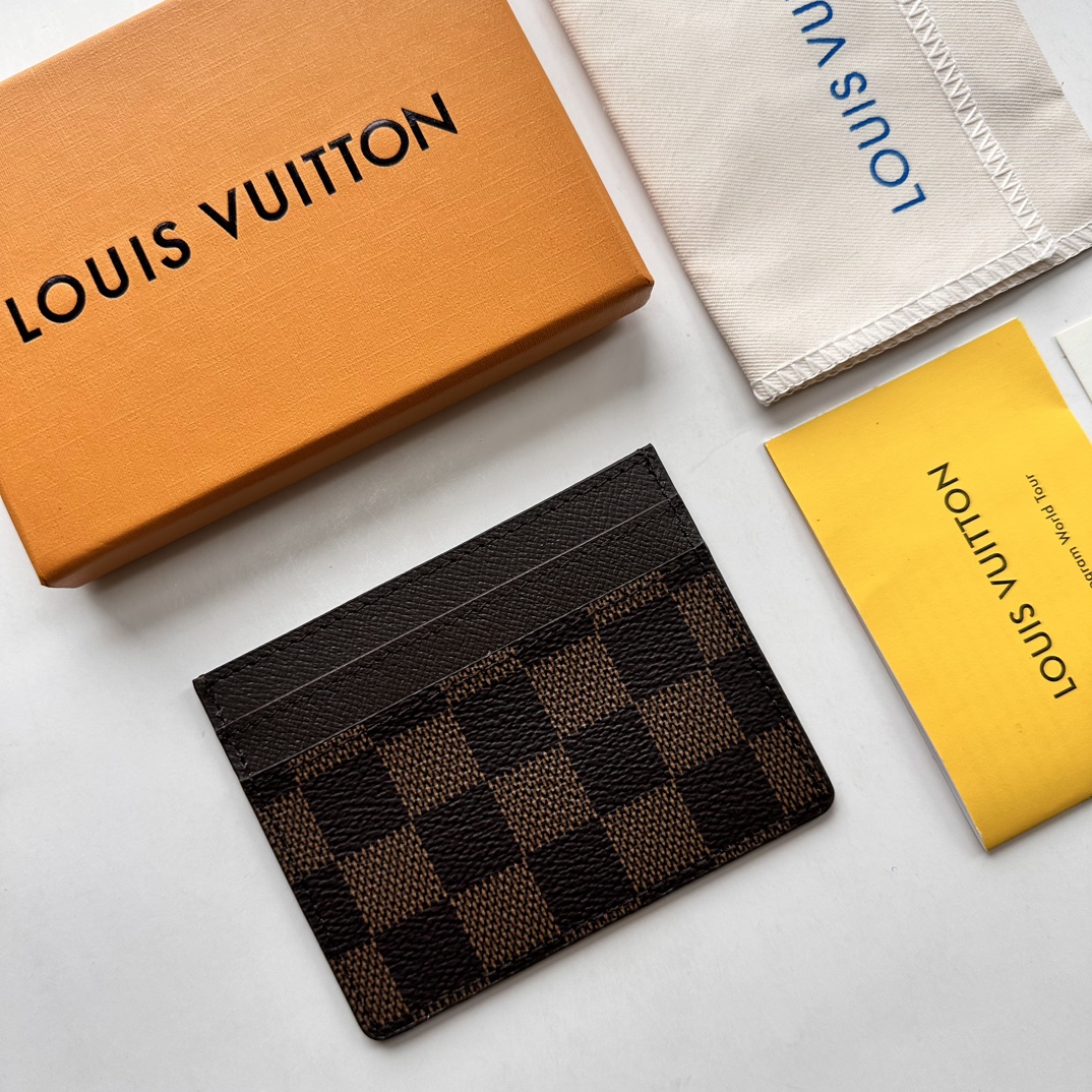 Designer Monogram Neo Porte Cartes Brown Wallet - Gorchic - $35.99