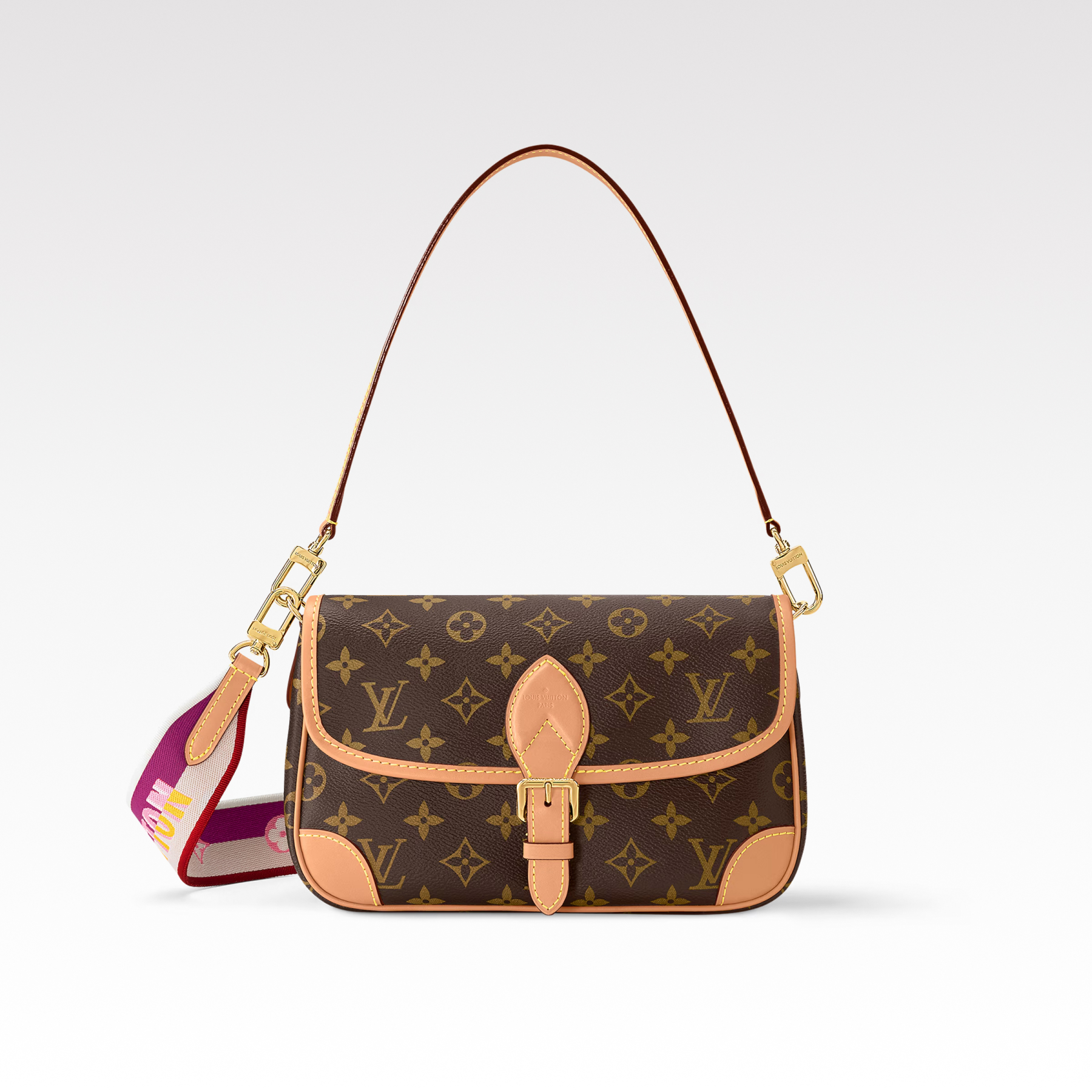 Designer Monogram Diane NM Handbag Monogram Canvas - Bag - Gorchic - $124.99