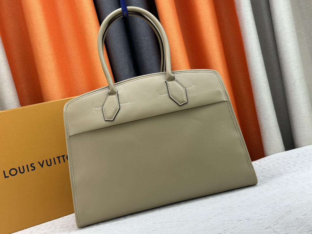 Designer Monogram City Steamer Large Handbag - Brown Bag - Gorchic - $164.99