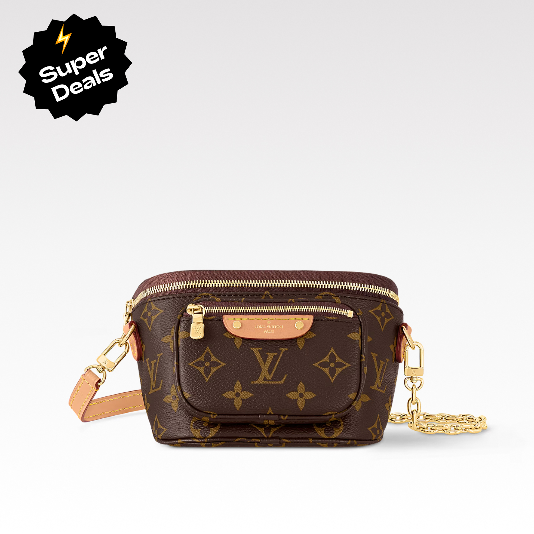 Designer Monogram Mini Bumbag Bag - Gorchic - $108.99