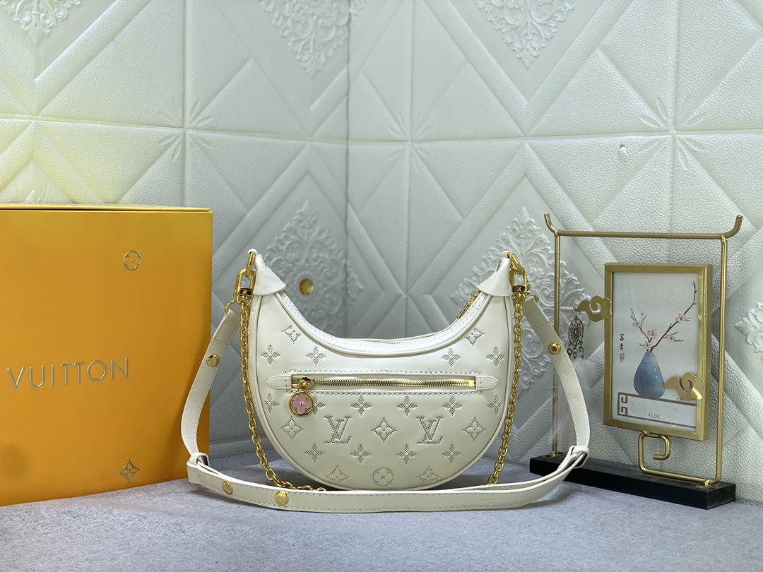 Designer Monogram Bag Loop Hobo - Bag - Gorchic - $119.99