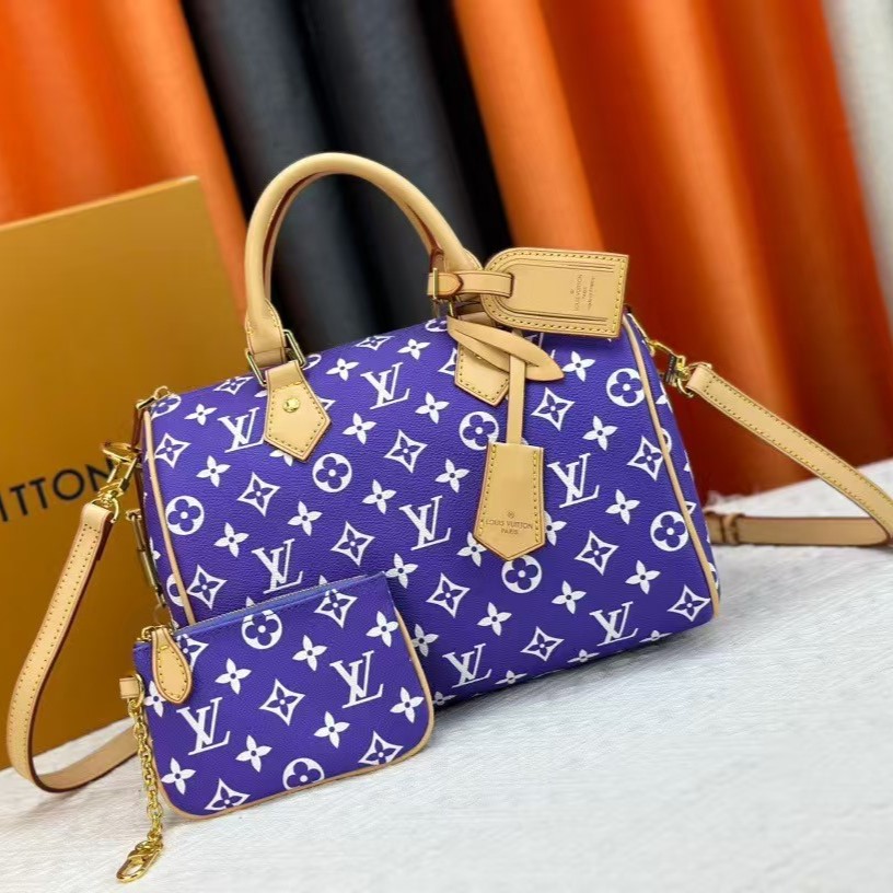 Designer Monogram SPEEDY P9 BANDOULIERE 25 HANDBAG - Bag - Gorchic - $146.99