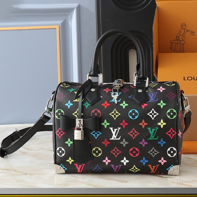 Designer Monogram x Murakami x TM Speedy Bandoulière 25 -Bag - Gorchic - $129.99