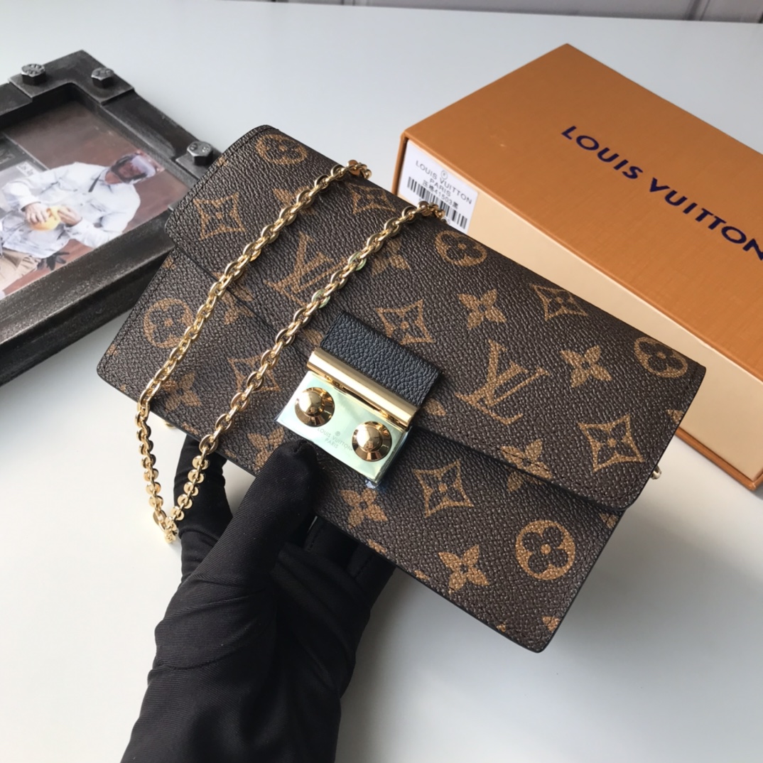 Designer Monogram Wallet Brown Monogram Canvas Elysee - Bag - Gorchic - $101.99