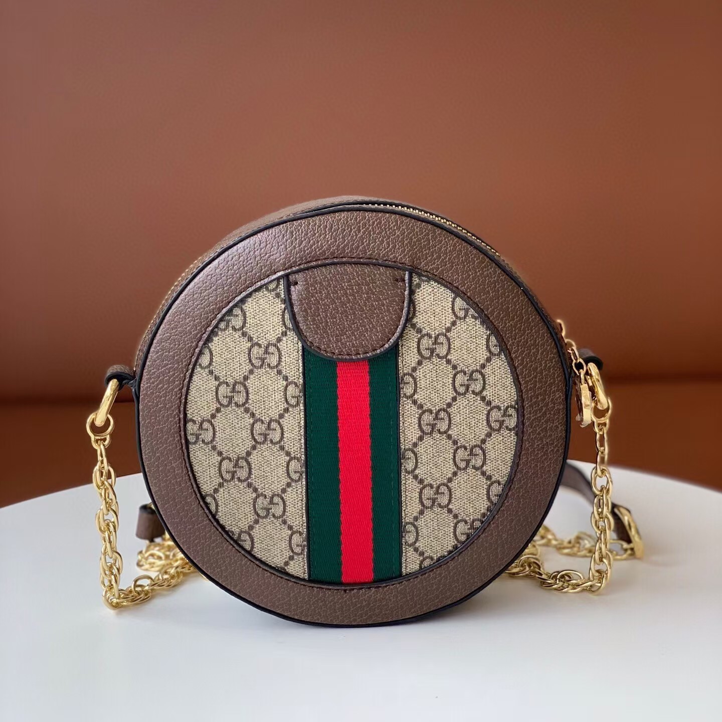 Double-G GG Ophidia Mini Round Shoulder Bag - Gorchic - $124.99