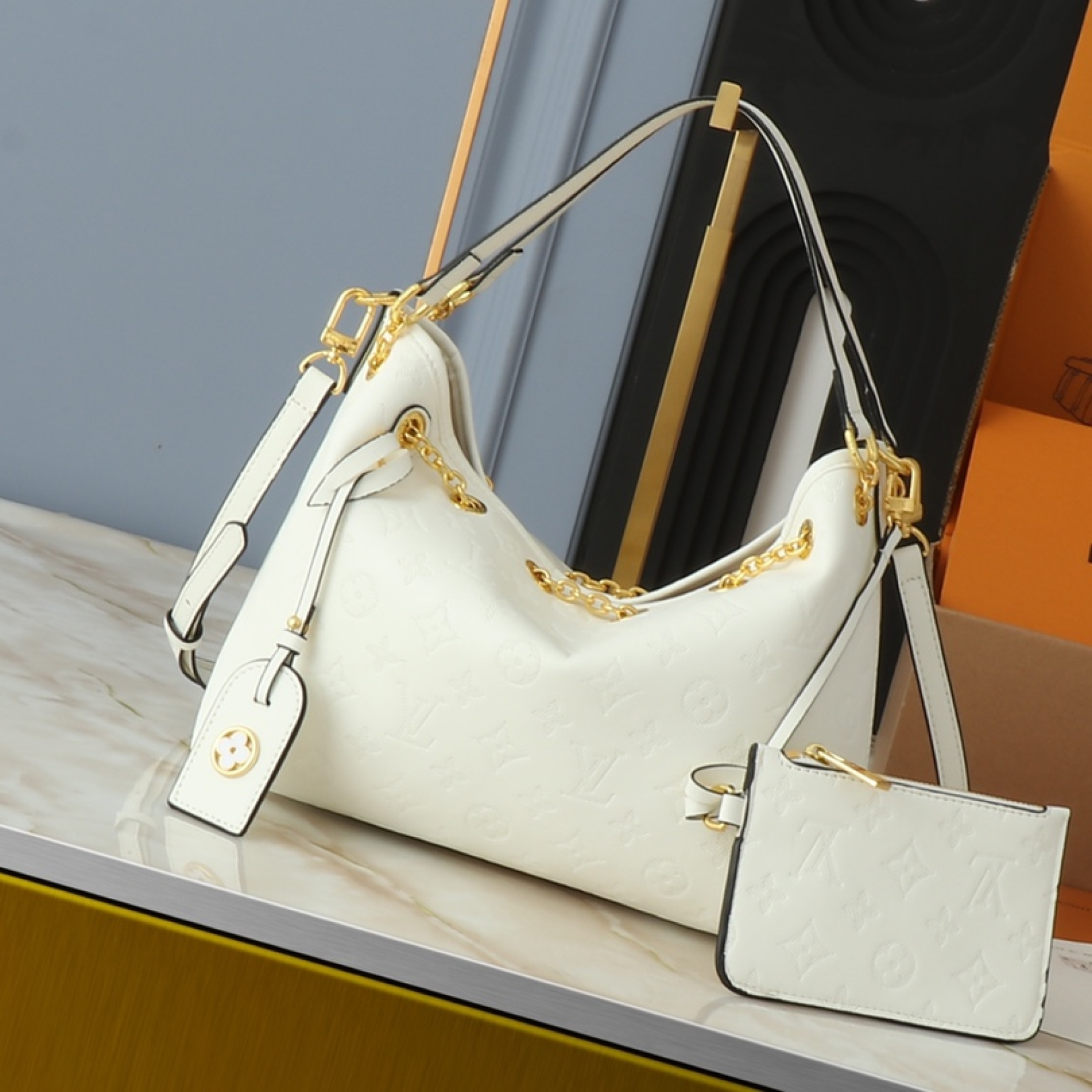 Designer Monogram Summer Bundle Dégradé White Bag - Gorchic - $131.99