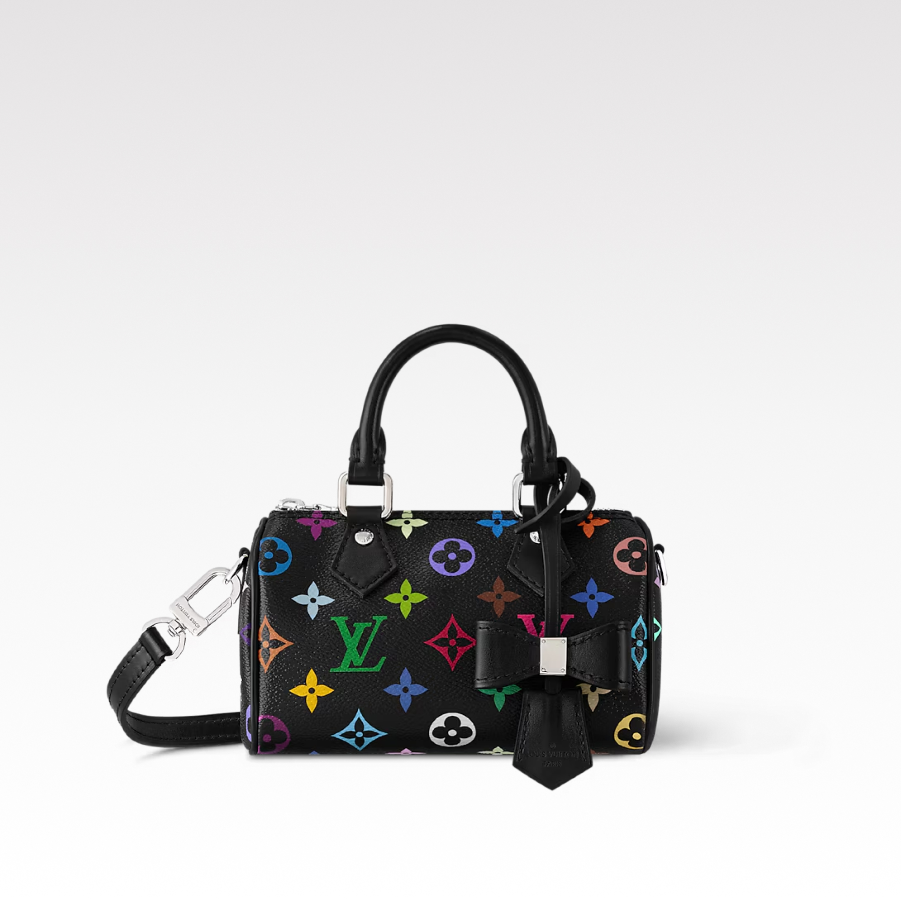 Designer Monogram x Murakami x TM NANO SPEEDY Multicolore Noir Handbag - Gorchic - $109.99