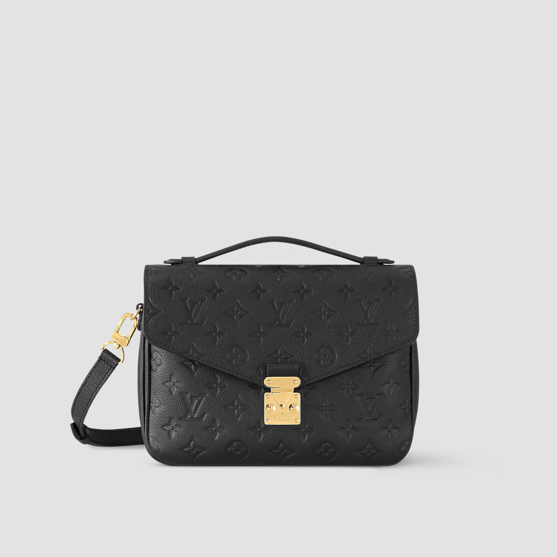 Designer Monogram Empreinte Monogram Leather Black Pochette Métis - Bag - Gorchic - $124.99