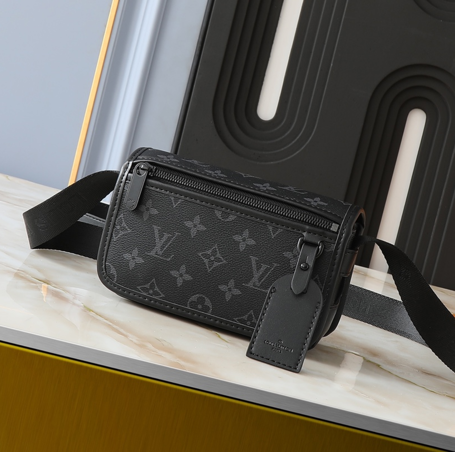 Designer Monogram Bosphore Black Mini Handbag - Gorchic - $123.99