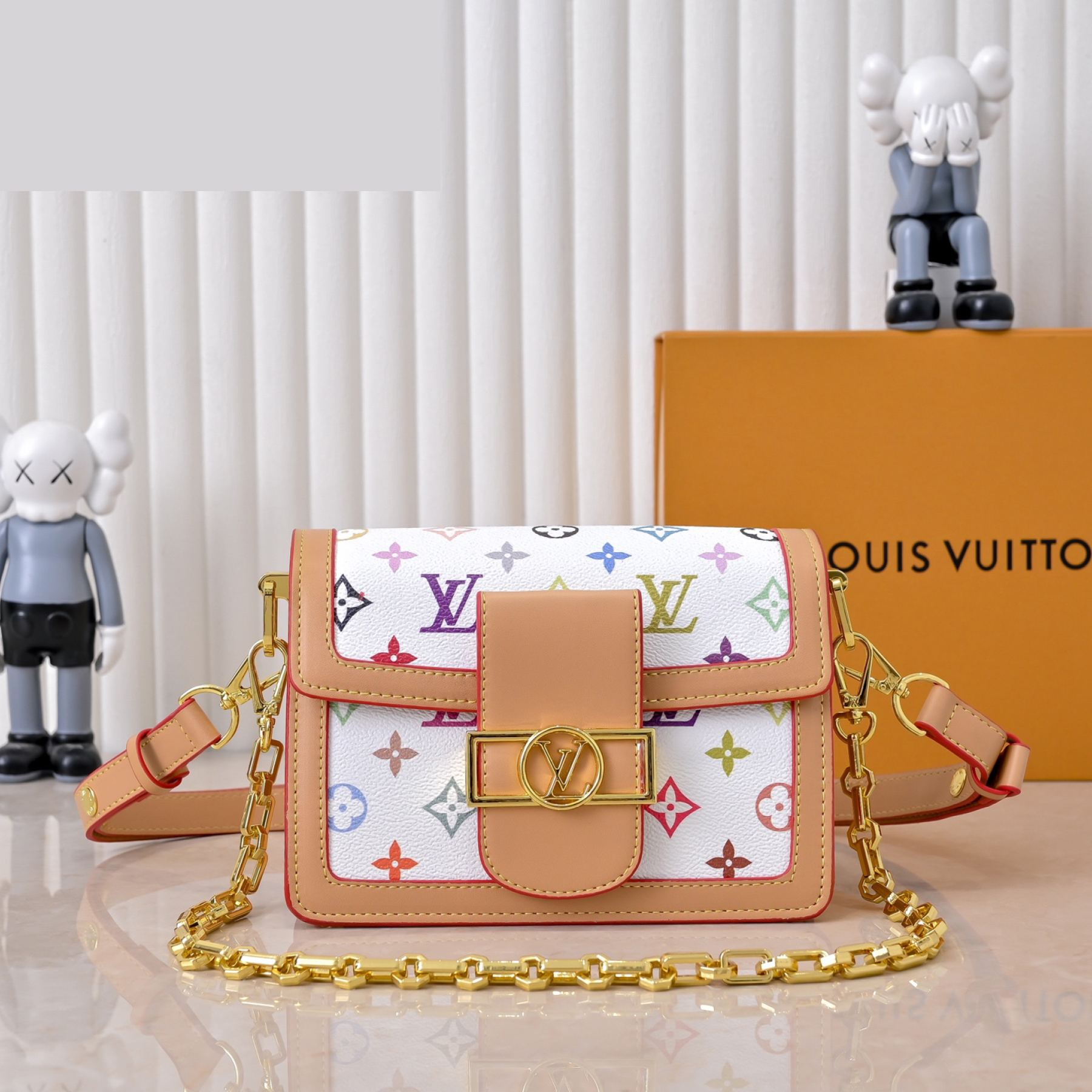 Designer Monogram x Murakami x TM Dauphine PM Bag - Gorchic - $139.99