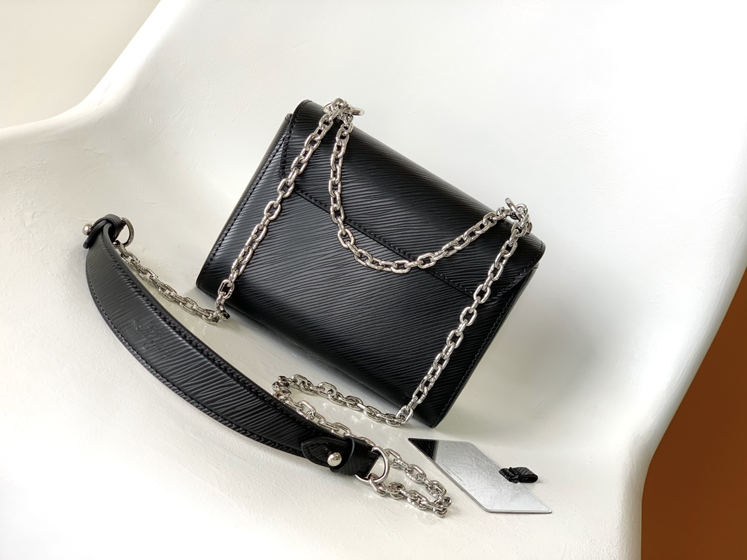 Designer Monogram Twist MM Bag - Gorchic - $148.99