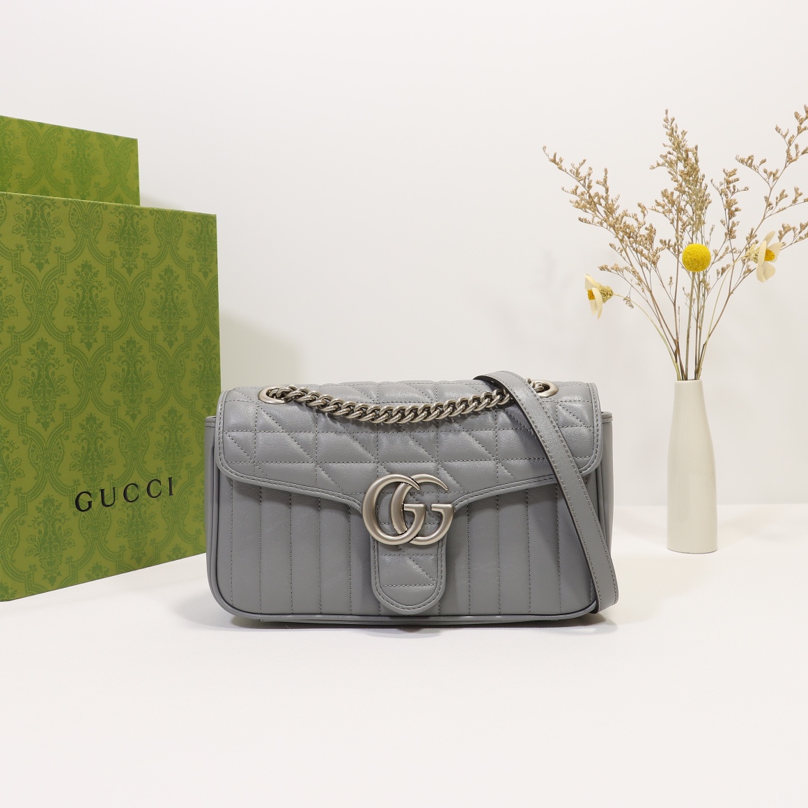 Double-G GG Marmont Shoulder Bag - Gorchic - $101.99