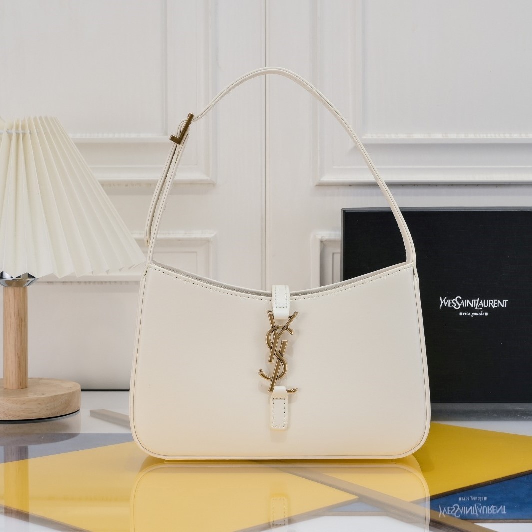 Lady Designer Fashion 5 à 7 Hobo Bag Leather-White Bag - Gorchic - $121.99