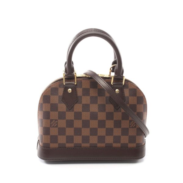 Designer Monogram Alma BB 2way bag Damier Ebene - Bag - Gorchic - $146.99