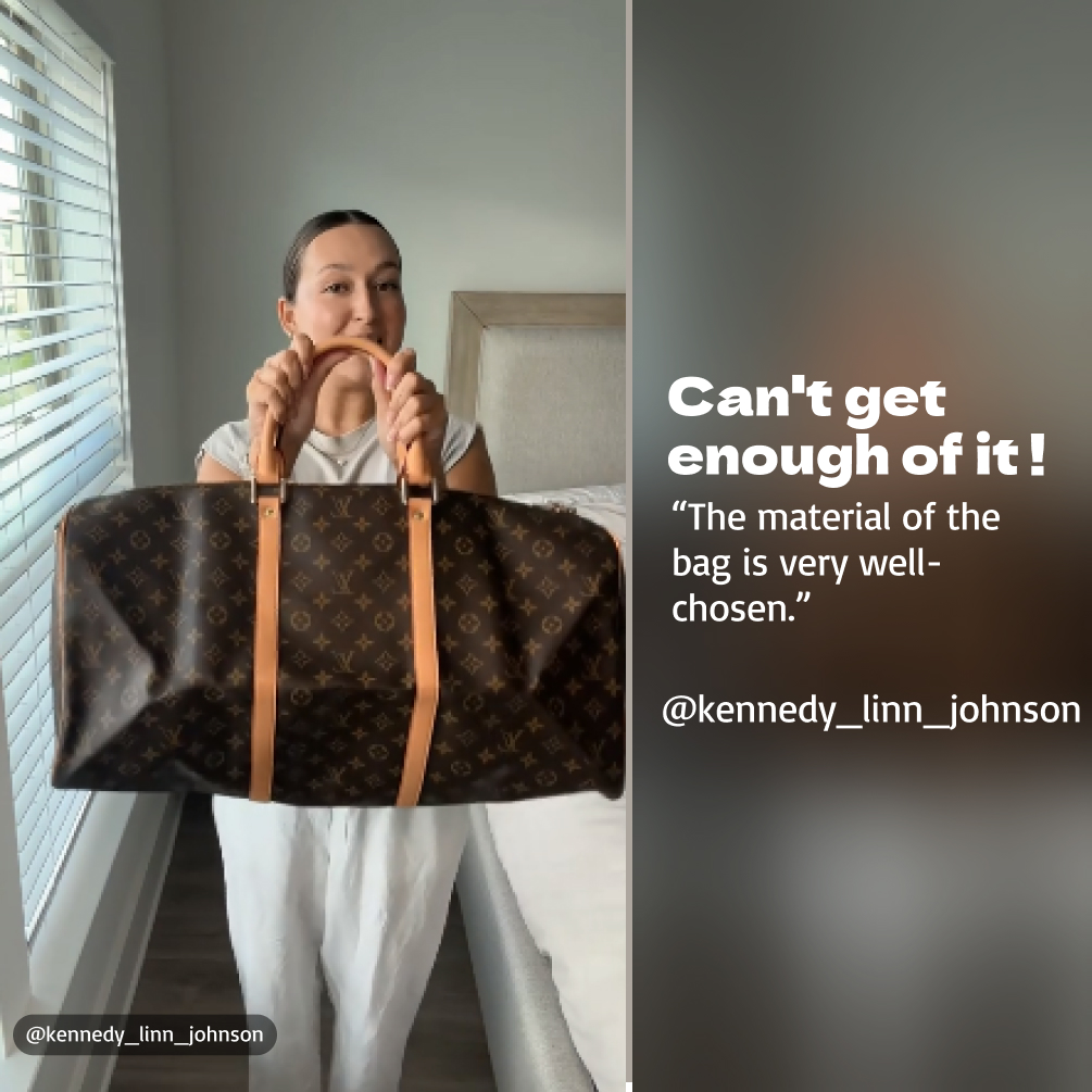 Designer Monogram Keepall Travel Bag Multi Sizes - Bag - Gorchic - $138.99