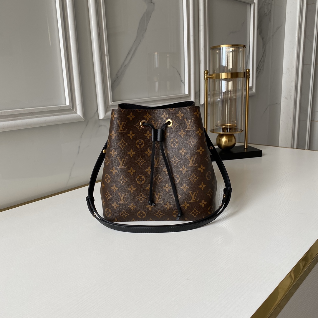 Designer Monogram NeoNoe MM Bucket Bag - Gorchic - $110.99