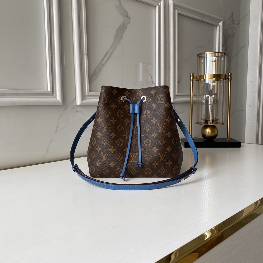 Designer Monogram NeoNoe MM Bucket Bag - Gorchic - $110.99