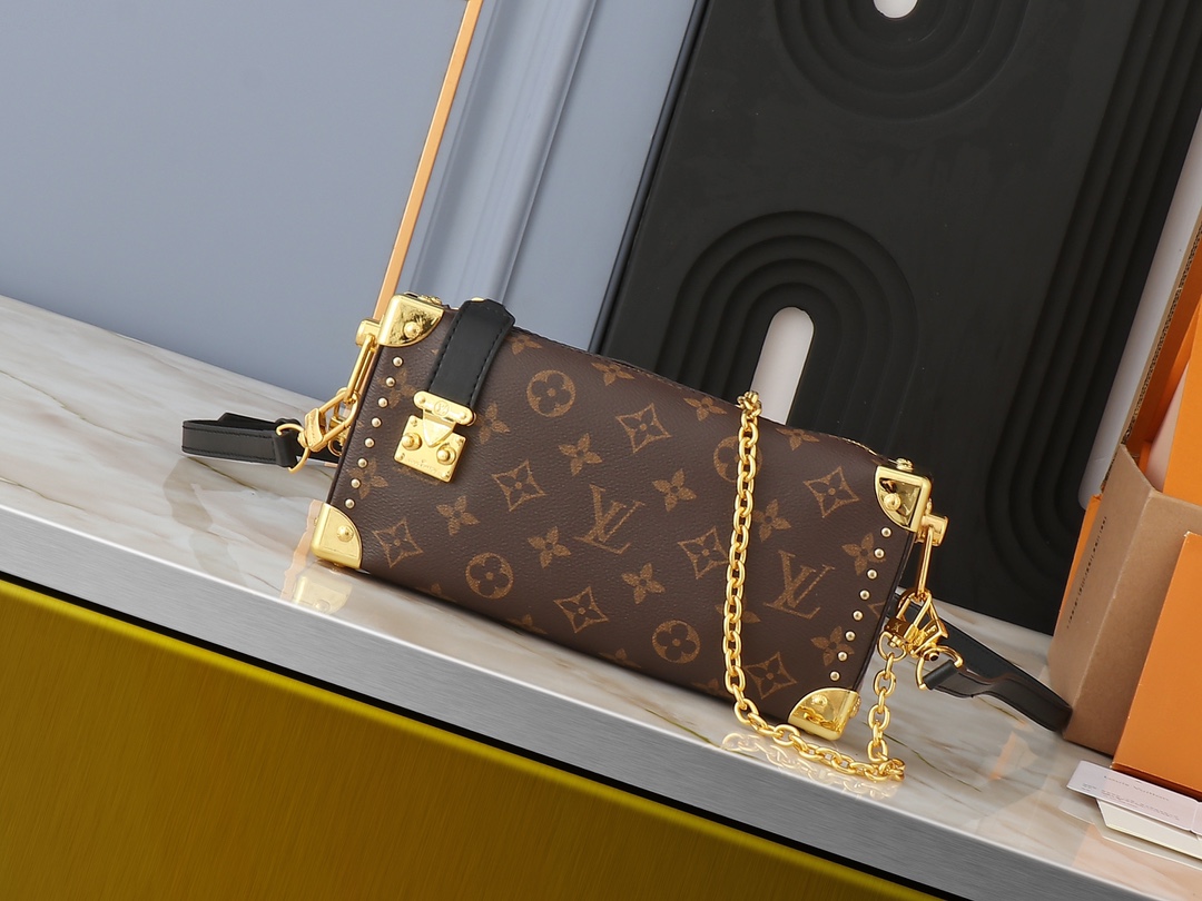 Designer Monogram Side Trunk PM Brown - Bag - Gorchic - $137.99