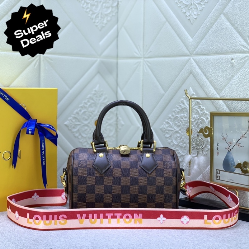 Designer Monogram Speedy Bandoulière 20 Damier Ebene Women Handbag - Bag - Gorchic - $117.99