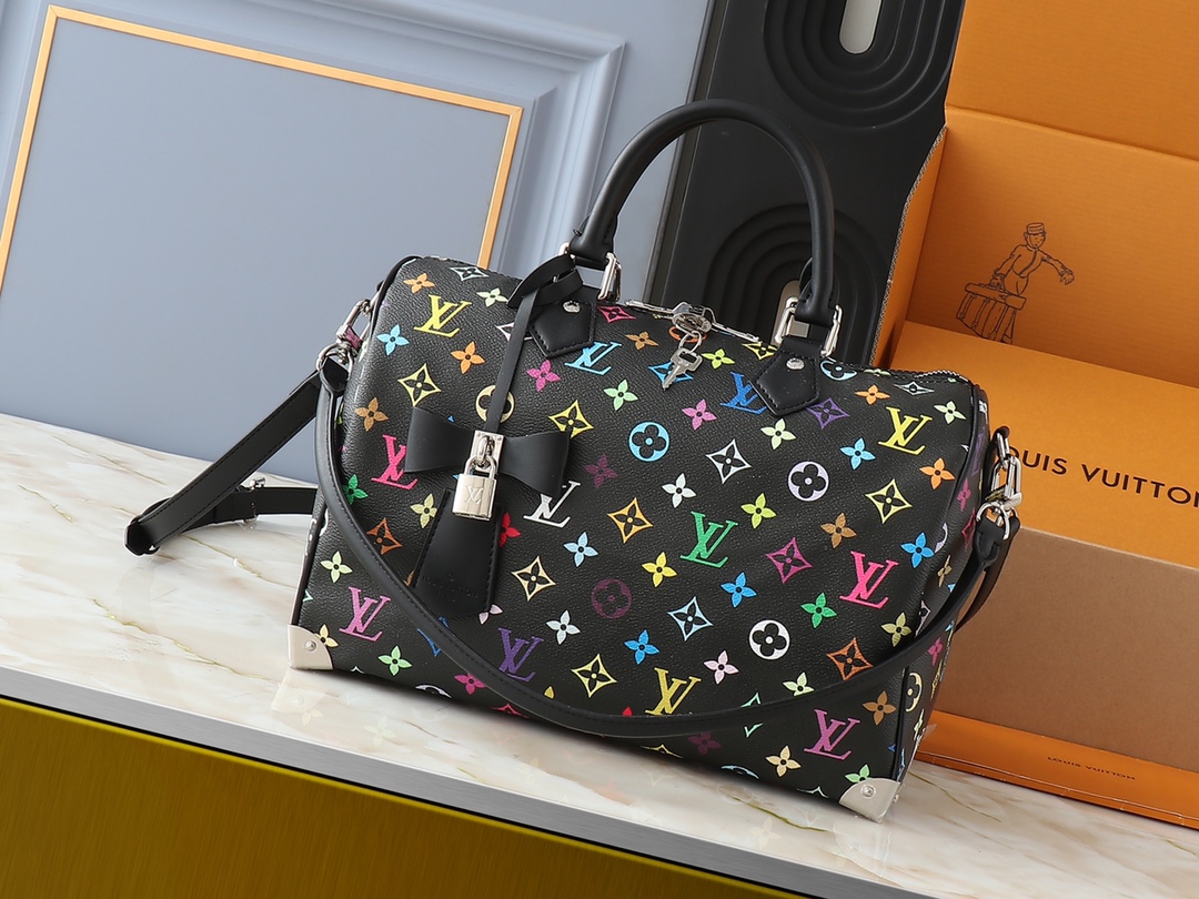 Designer Monogram x Murakami x TM Speedy 30 -Bag - Gorchic - $137.99