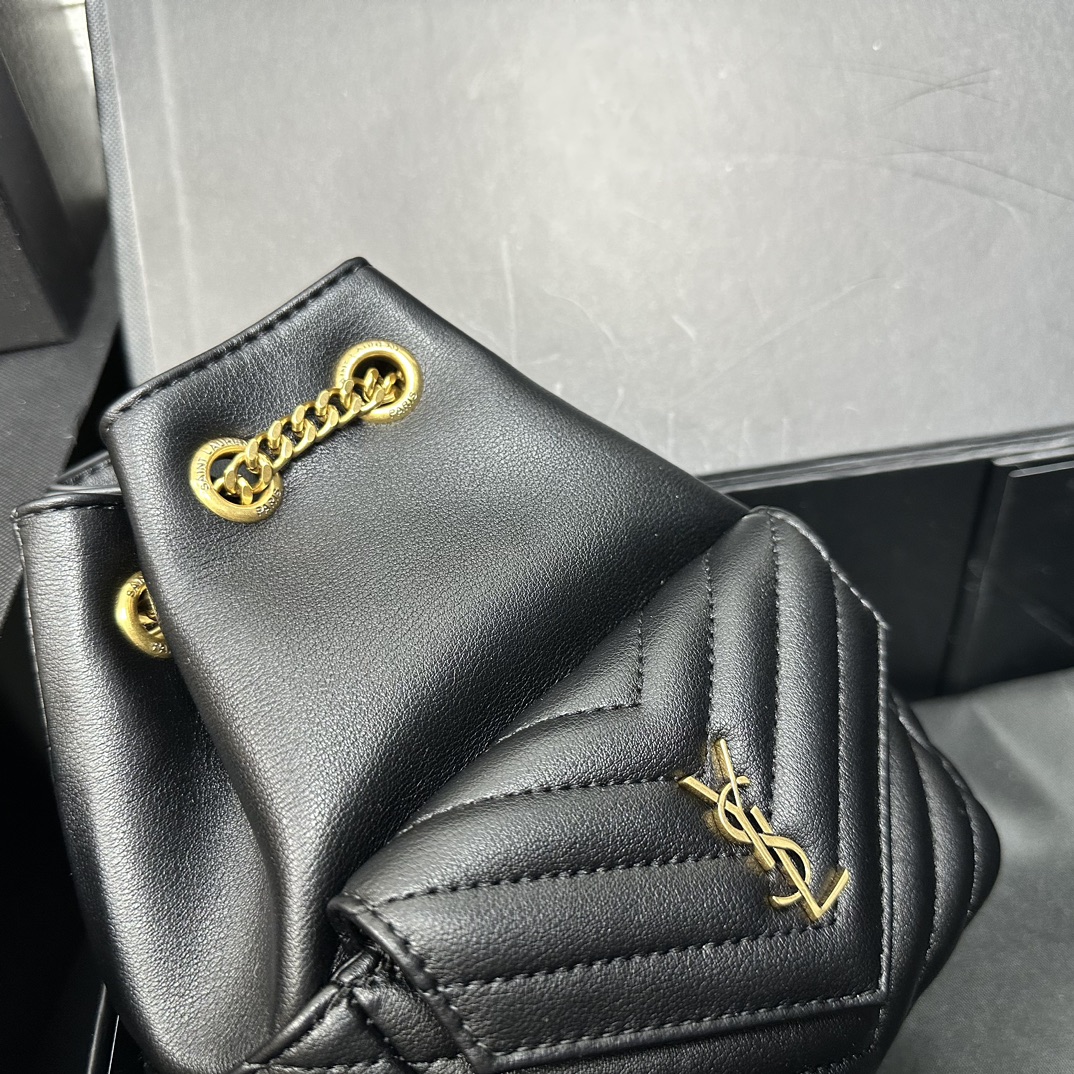 Lady Designer JOE backpack in Calfskin Black - Bag - Gorchic - $139.99
