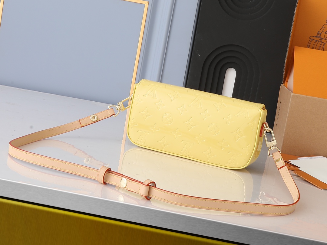 Designer Monogram Malibu Pochette Yellow - Bag - Gorchic - $131.99