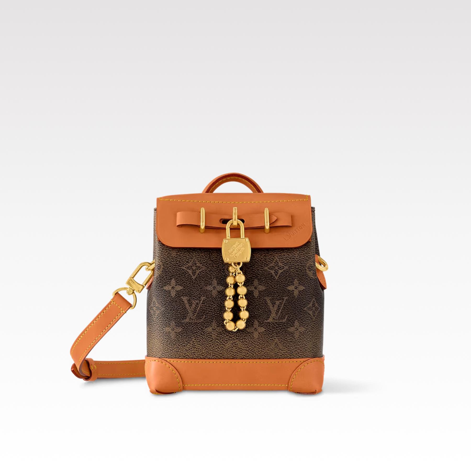 Designer Monogram Steamer Crossbody Monogram canvas Bag - Gorchic - $117.99