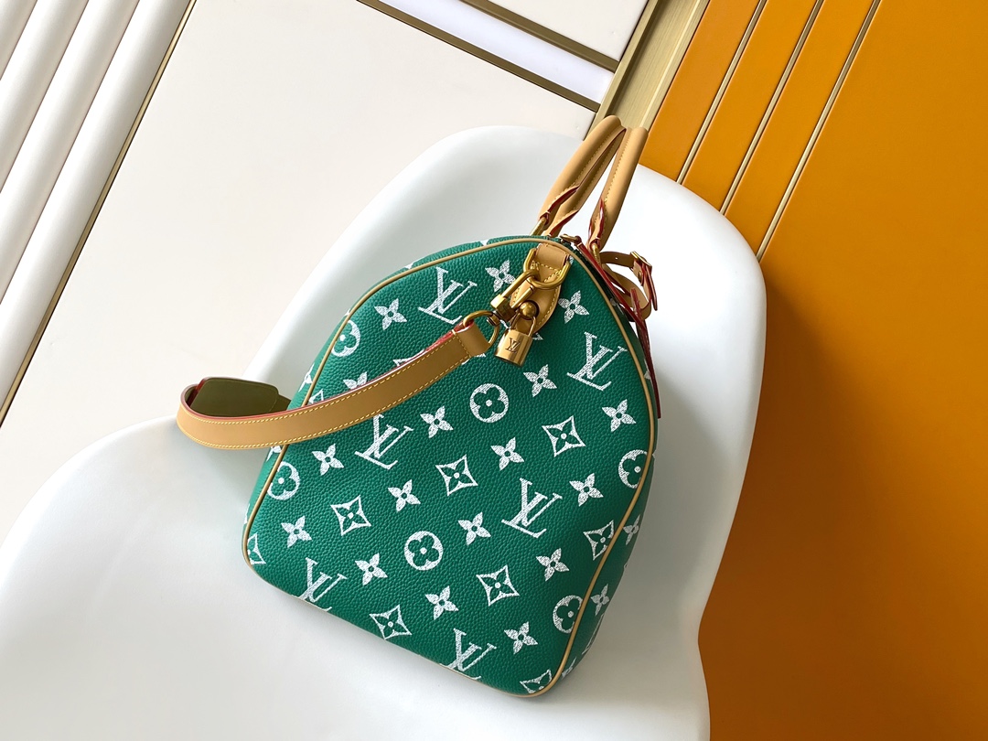 Designer Monogram Speedy P9 Bandoulière 40 - Green- Bag - Gorchic - $136.99