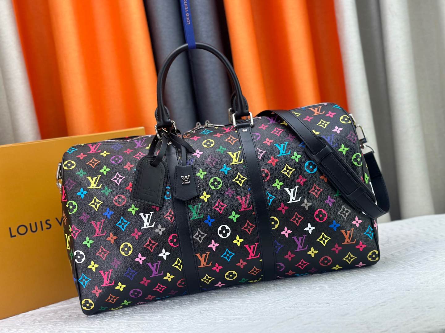 Designer Monogram x Murakami x TM Keepall Bandoulière 50 Bag - Gorchic - $160.99