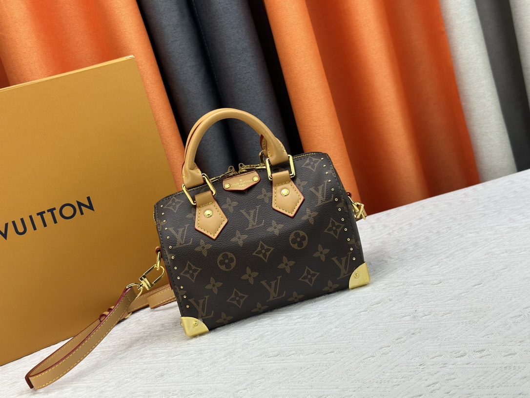 Designer Monogram Speedy Trunk 20 Original Monogram Color - Bag - Gorchic - $128.99