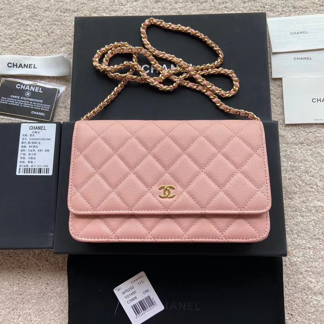 CC Inspired Classic Wallet On Chain Handbags - Bag - Gorchic - $118.99