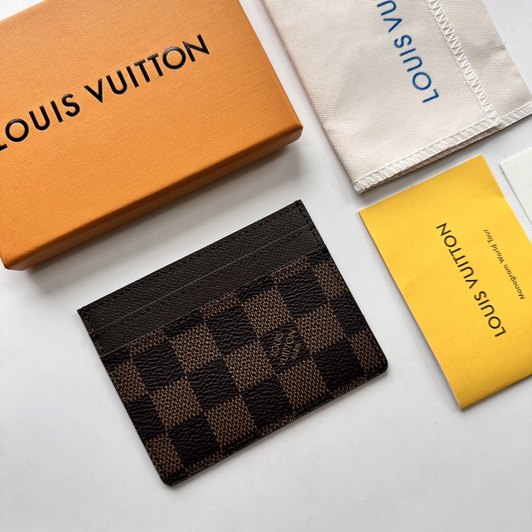 Designer Monogram Neo Porte Cartes Brown Wallet - Gorchic - $35.99