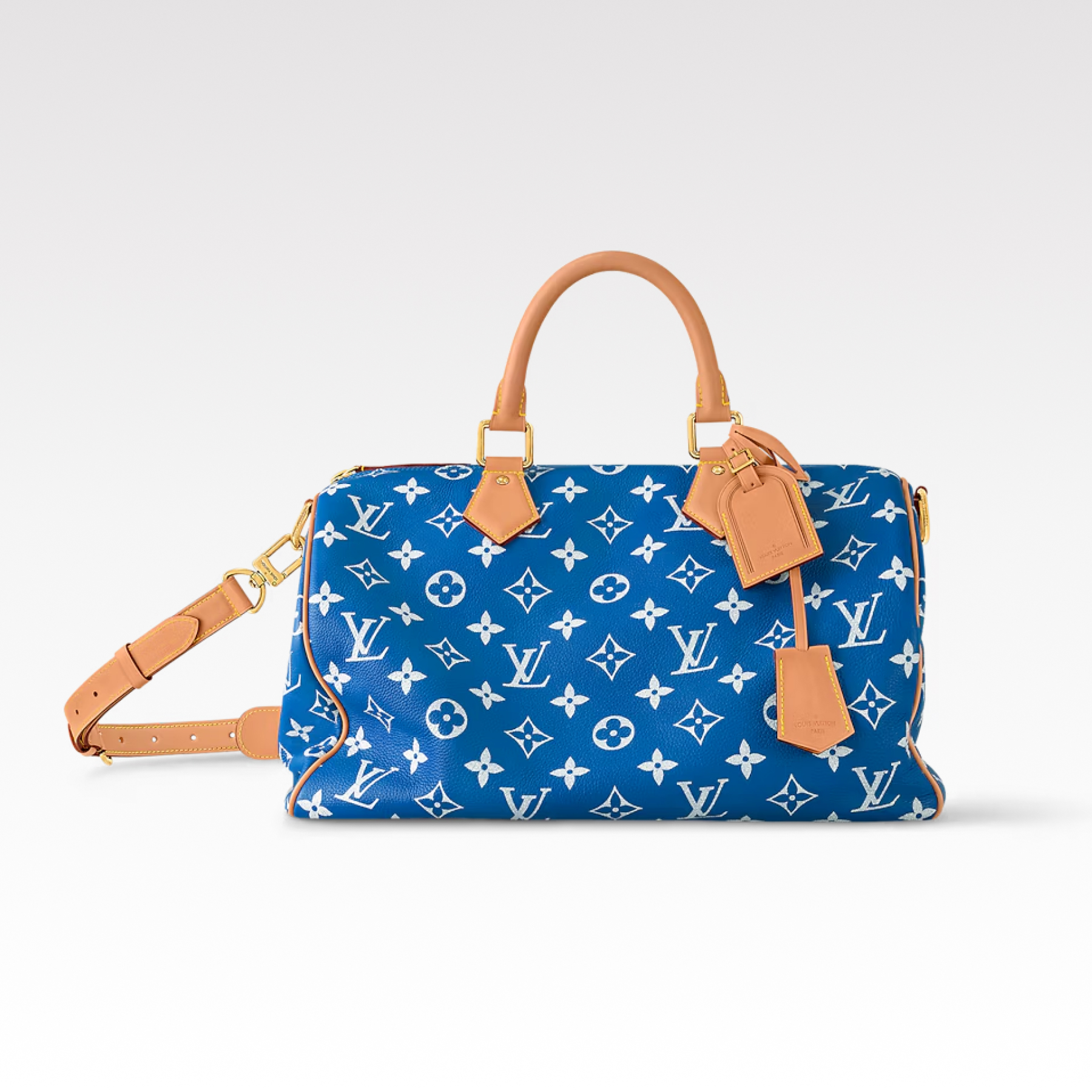 Designer Speedy P9 Bandoulière 40 Blue - Bag - Gorchic - $141.99