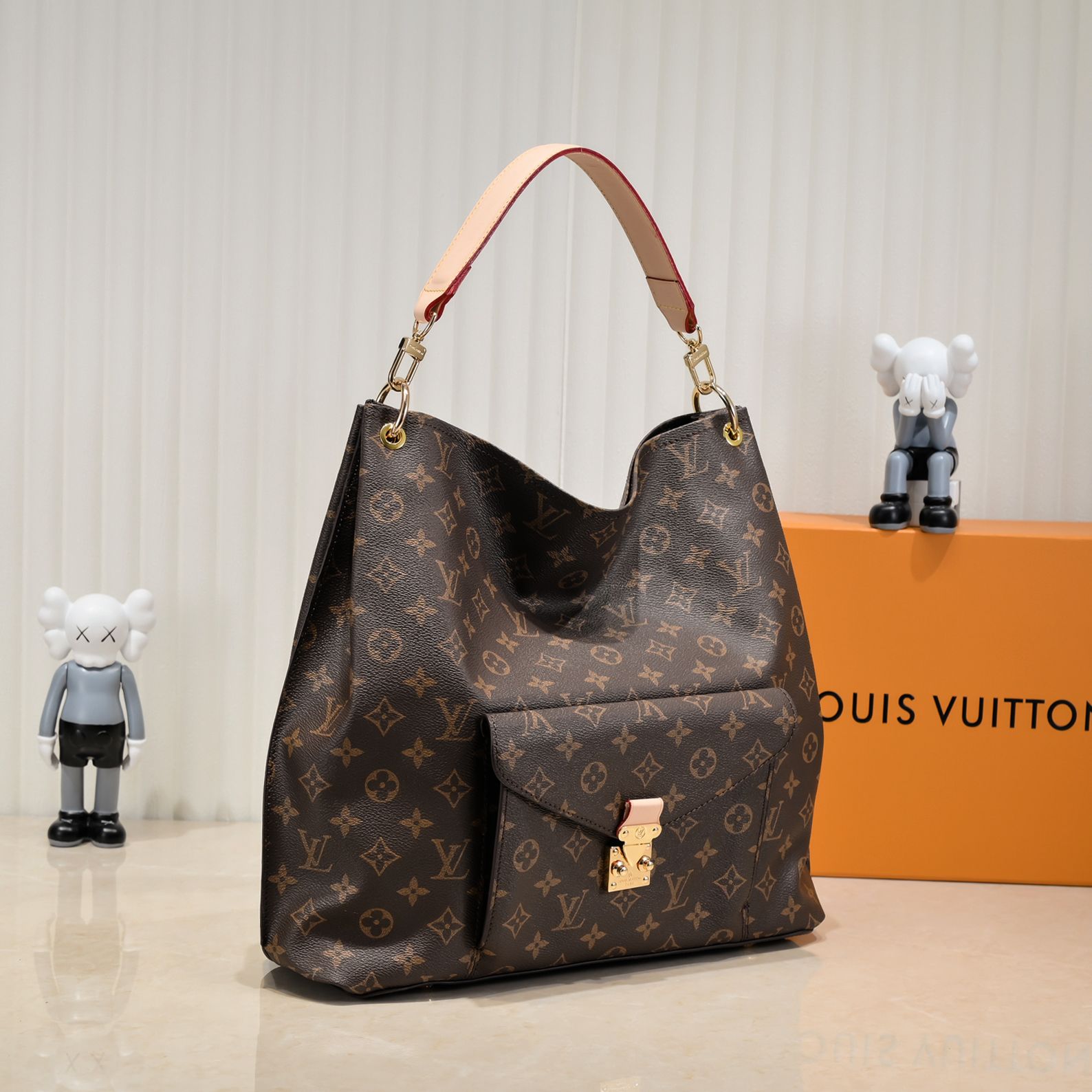 Designer Métis Bag - Monogram Canvas, Brown - Gorchic - $137.99