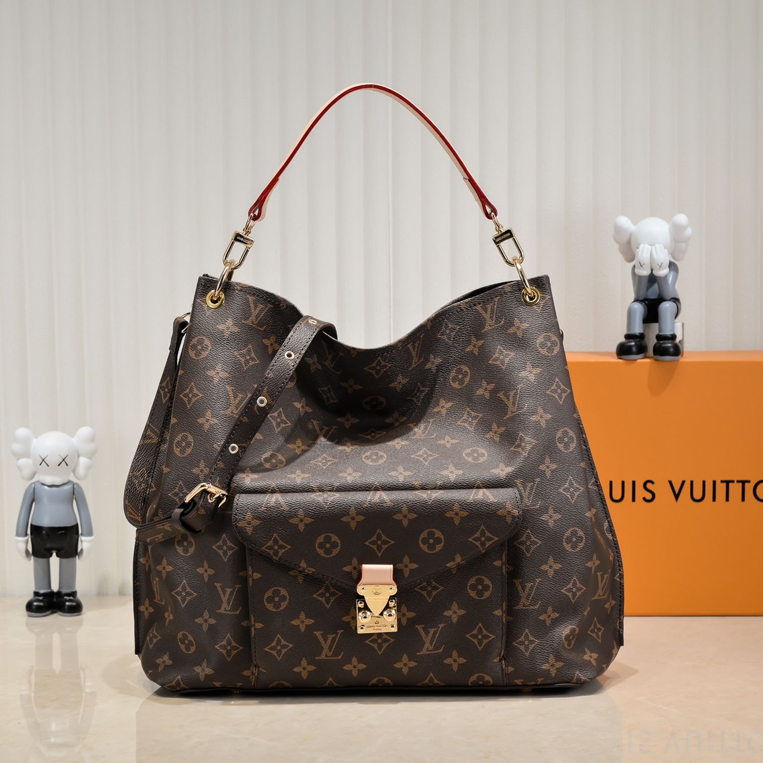 Designer Métis Bag - Monogram Canvas, Brown - Gorchic - $137.99