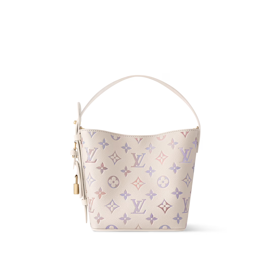 Designer All In BB Embossed grained cowhide leather - Dream Cream - Gorchic - $120.99